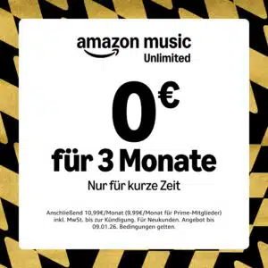 Thumbnail 🎶 3 Monate Amazon Music Unlimited gratis für Prime-Mitglieder