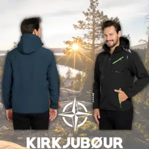 Thumbnail KIRKJUBØUR Softshelljacke „Alvik“ für Herren – wasserdicht ab 23,99€