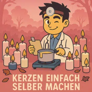 Kerzen selber machen aus Wachsresten