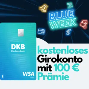 Thumbnail 100€ Bonus zur Black Week 🔥 Kostenloses DKB Girokonto inkl. Visa Debitkarte