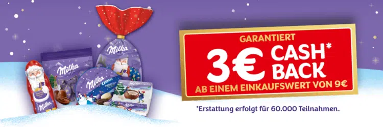 Milka Cashback Aktion
