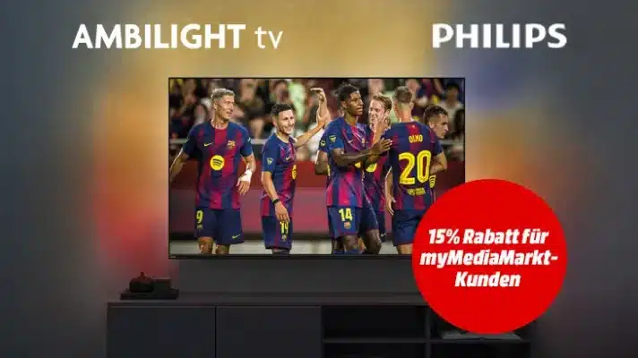 MediaMarkt: Philips TV Sale + 15% Rabatt für myMediaMarkt-Kunden
