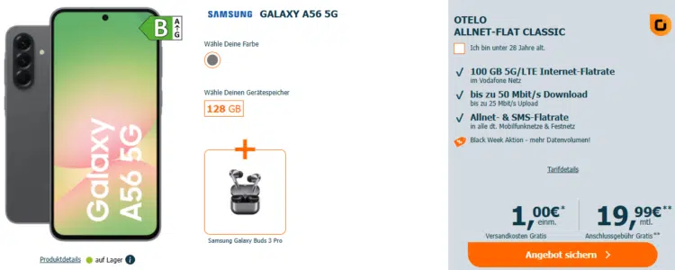 Samsung Galaxy A56 Handytarif