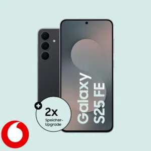 Thumbnail Eff gratis 💥 Samsung Galaxy S25 FE (256GB) für 39€ + 20GB 5G/LTE Allnet für 29,99€/Monat + 100€ Wechselbonus (GigaKombi mgl. | Vodafone Smart Entry)