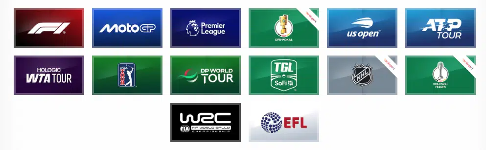 Sky Sport Programminfo.