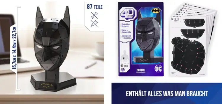 3D-Puzzle Spin Master 4D Puzzles Batman Maske