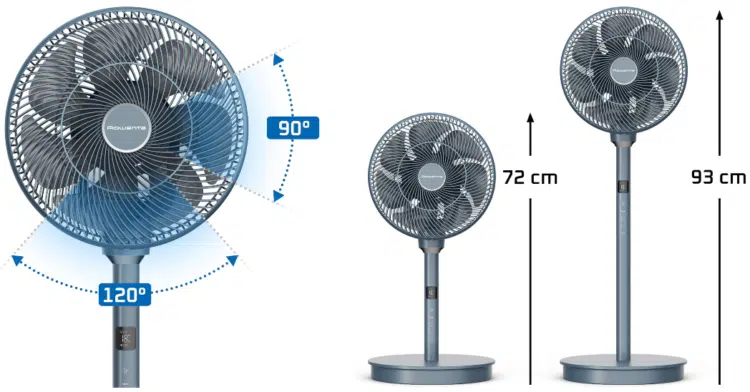 Standventilator Rowenta Turbo Swift Silence QV5041F0