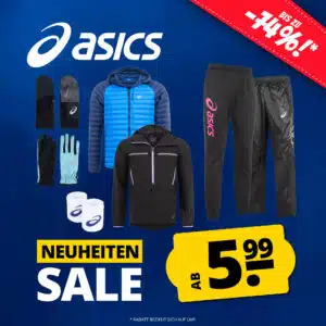 Thumbnail 🤯 Asics Sale bei SportSpar – T-Shirts, Shorts und mehr ab 5,99€