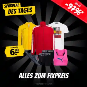 Thumbnail *Nur heute!* 😍 SportSpar Fixpreis-Sale 👉 Artikel für nur 6,99€!