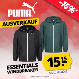 PUMA ESS Essentials Solid Windbreaker