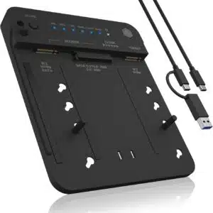 Thumbnail ICY BOX HDD/M.2 NVMe SSD Docking Station USB 3.2 Gen 2 (10 Gbit/s)