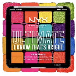 Thumbnail 🌈 NYX Lidschatten Palette Ultimate I Know That's Bright für 13,44€ (statt 19€)