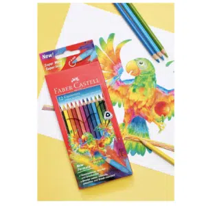 Thumbnail ✏️ Faber-Castell Buntstifte im 12er Set mit bruchgeschützter Mine