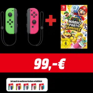 Thumbnail ⭐️ Super Mario Party Jamboree (Nintendo Switch 2) + JoyCon 2er Set für 99€ (statt 115€)