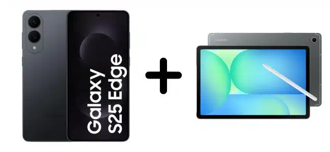 Samsung Galaxy S25 Edge + Galaxy Tab S10 FE