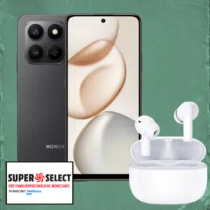 Honor_400_Smart__CHOICE_Earbuds_X7_lite Thumbnail Tarif effektiv gratis + 48€ Ersparnis 😆 Honor 400 Smart (128GB) für 33€ + GRATIS: CHOICE Earbuds X7 lite + 3GB 5G/LTE Allnet für 3,99€/Monat (Super Select XS)