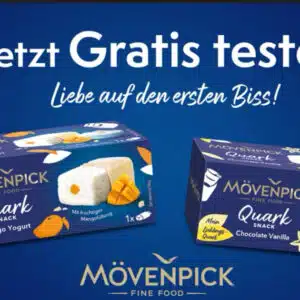Mövenpick gratis testen: Quark Snack