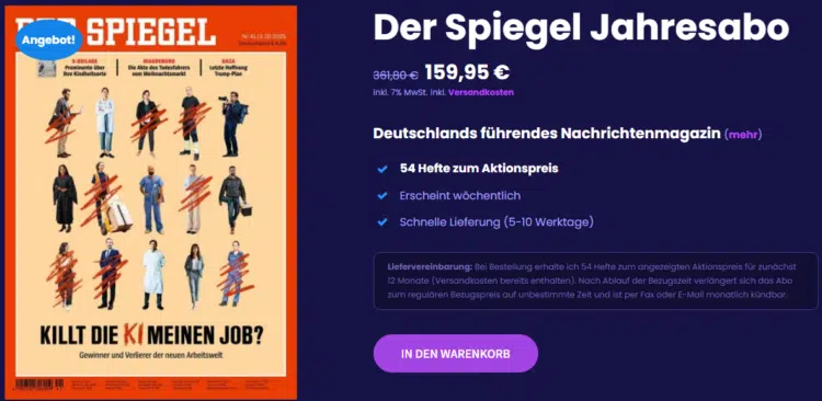 Spiegel Jahresabo