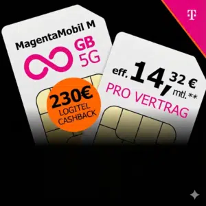 Thumbnail Eff. 14,33€/mtl. pro SIM-Karte 🚨 2x Original 5G/LTE Unlimited Telekom Allnet Flat (MagentaMobil M)