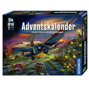 Thumbnail ❓Die drei ??? Adventskalender für 11,99€ 🔎 24 spannende Rätsel auf dem verlassenen Flugplatz!