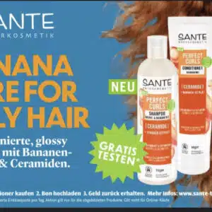 Sante gratis testen Aktion: Sante Perfect Curls oder Conditioner