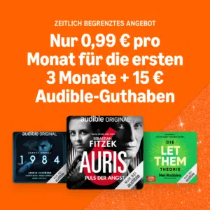 Thumbnail 📚 Audible Angebot: 3 Monate für 0,99€/Monat + 15€ Audible-Guthaben - z.B. Harry Potter, Let Them Theorie, Into Darkness-Reihe uvm.