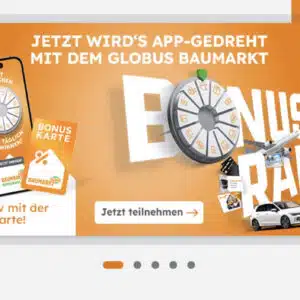 Globus Baumarkt Glücksrad