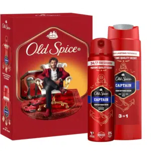 Thumbnail Old Spice Geschenkset mit Captain Deospray und Duschgel für 3,73€ (statt 5,80€)