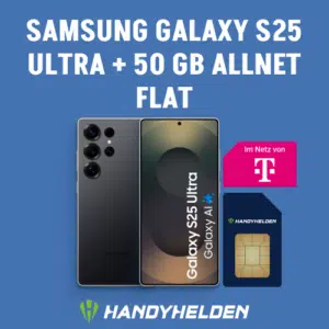 Samsung Galaxy S25 Ultra (256GB) für 1€ + 50GB LTE/5G Allnet im Telekom-Netz für 44,95€/Monat + 150€ Wechselbonus