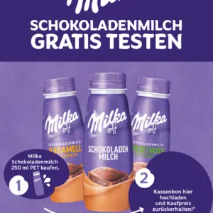 Milka SChokoladenmilch gratis testen Aktion