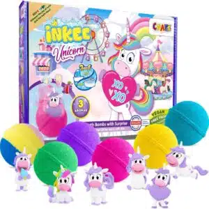 Thumbnail 🦄🛁 INKEE Geschenkbox Unicorn Box mit 6 Badebomben mit Überraschung nur 9,99€ (statt 24€)