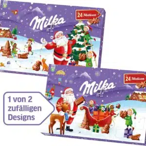 Thumbnail 🍫 Milka Adventskalender mit gefüllten Schokofiguren aus Schokolade & Milchcrème für 6,29€ (statt 10€)