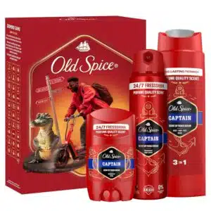 Thumbnail Old Spice Geschenkset mit Captain Deospray, Deostick und Duschgel für 7,63€ (statt 9,25€)