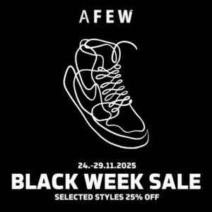 Thumbnail Black Week bei AFEW: 25% Rabatt auf viele Sneaker, z.B. New Balance 2010 für 114,75€ (statt 136€)