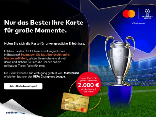 Advanzia Mastercard Gewinnspiel
