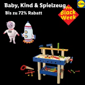 Thumbnail 🧸 Lidl: preisgünstige Kindergeschenke - Pre Black Week mit bis zu 72% Rabatt