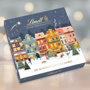 Thumbnail Lindt Schokolade Winterhäuser Geschenk Pralinés-Schachtel 215g für 7,70€ (statt 14€)