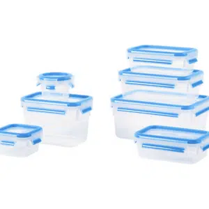 Emsa N10316 Thumbnail 7- teiliges EMSA Clip & Close Frischhaltedosen-Set