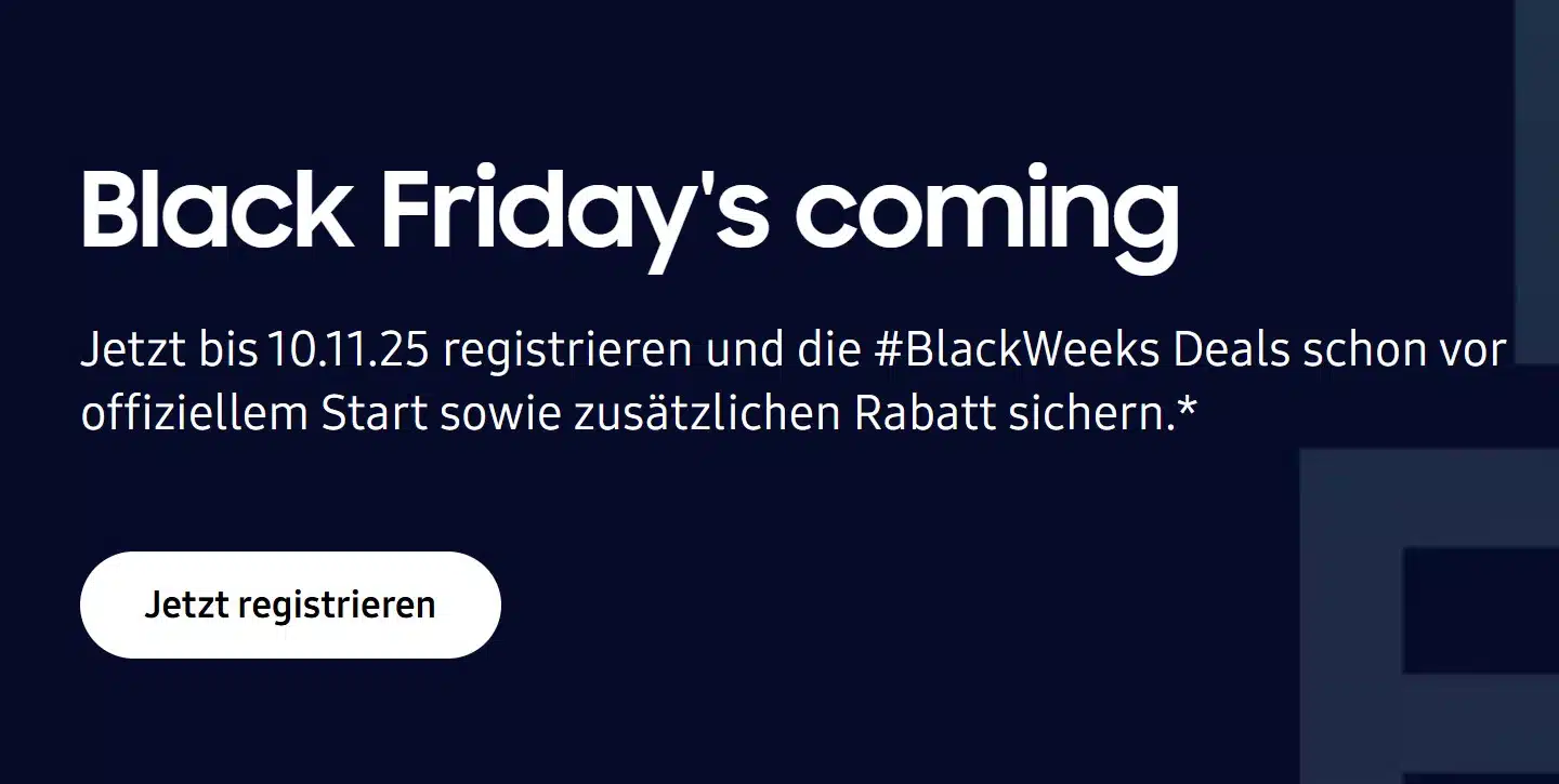Samsung Black Friday's coming
