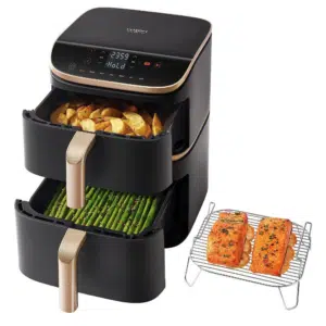 Thumbnail Der Ninja Double Stack Killer? COSORI Turbo Tower Pro Smart Heißluftfritteuse für 229€ ♨️ platzsparend, aber trotzdem 10,8 L Fassungsvermögen