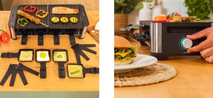 Raclette Cecotec Cheese&Grill 16000 Inox Black