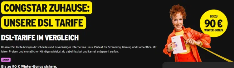 Congstar Zuhause DSL-Tarife