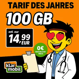 Thumbnail TARIF DES JAHRES 🖤 100GB Telekom Allnet Flat mit 5G für 14,99€ im Monat – 0€ Anschlussgebühr