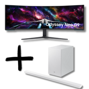 Thumbnail Samsung Odyssey Neo G9 (G95NC) Gamingmonitor + Ultra Slim Soundbar HW-S711GD für 1.699€