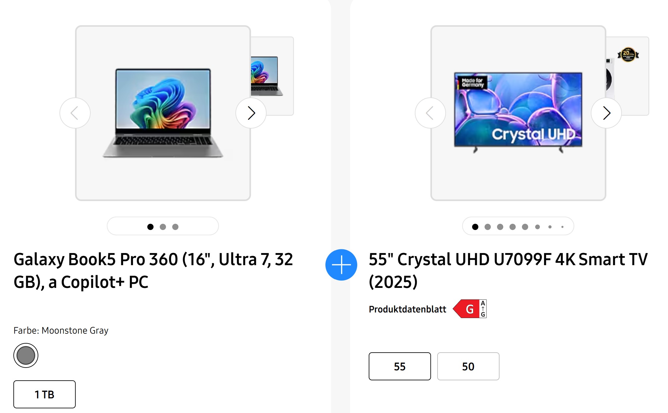 Samsung Bundle Galaxy Book + 55