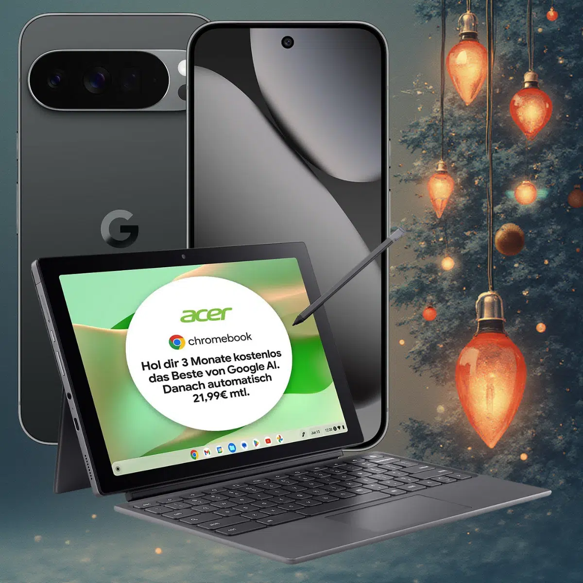 Eff. GRATIS + 394€ gespart 🎄 Google Pixel 10 Pro XL (256GB) für 1 ...