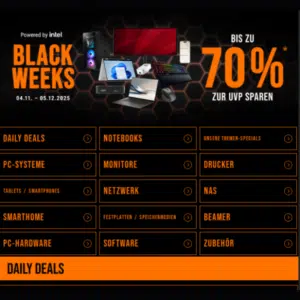 NBB Black Weeks 2025: Schnäppchen nach Kategorien