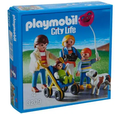PLAYMOBIL Familienspaziergang mit Buggy 3209