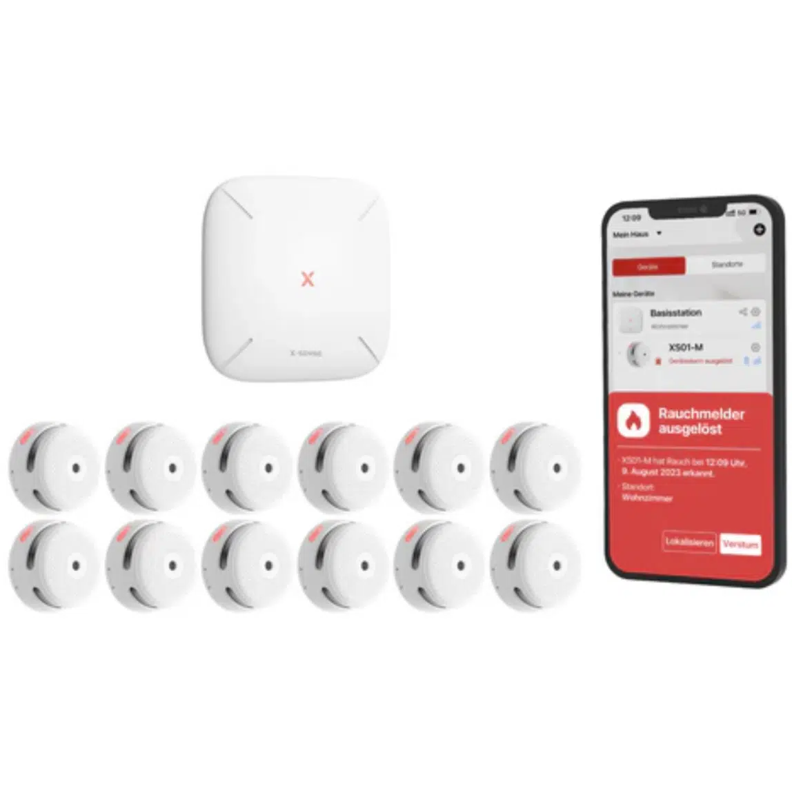 Kit Détecteurs De Fumée X-Sense XS01-M + Station SBS50 – B-WARE (sans Piles)