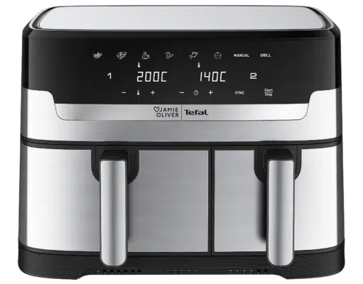 Heißluftfritteuse Tefal Jamie Oliver by Tefal EY90JD Dual Easy Fry & Grill